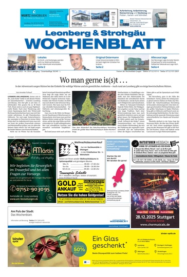Leonberger Wochenblatt 10.12.2025