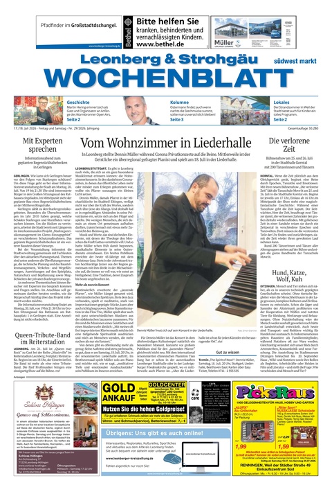 Leonberger Wochenblatt 17.07.2026