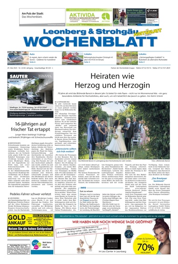 Leonberger Wochenblatt 29.05.2024