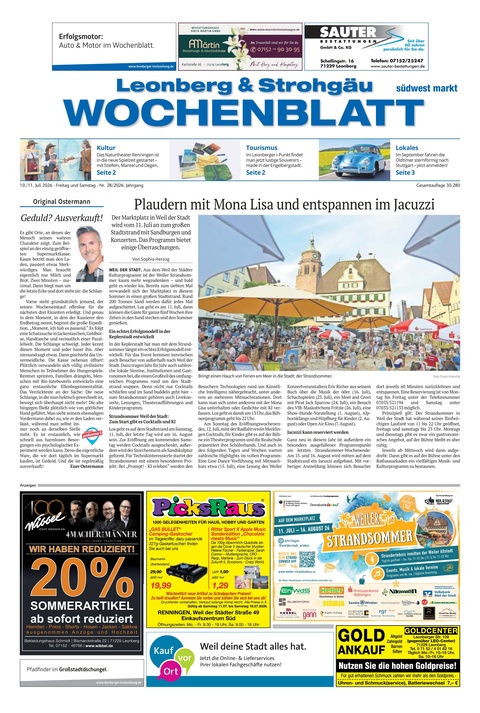 Leonberger Wochenblatt 10.07.2026