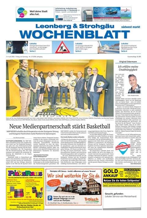 Leonberger Wochenblatt 03.07.2026