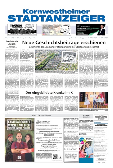 Kornwestheimer Stadtanzeiger 27.11.2025