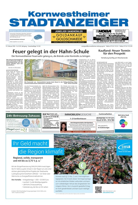 Kornwestheimer Stadtanzeiger 19.02.2026