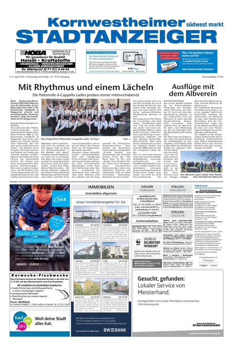 Kornwestheimer Stadtanzeiger 02.04.2026