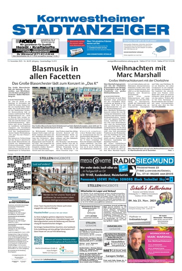 Kornwestheimer Stadtanzeiger 13.11.2025