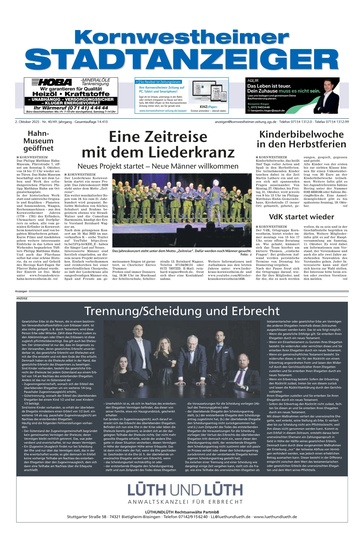 Kornwestheimer Stadtanzeiger 02.10.2025