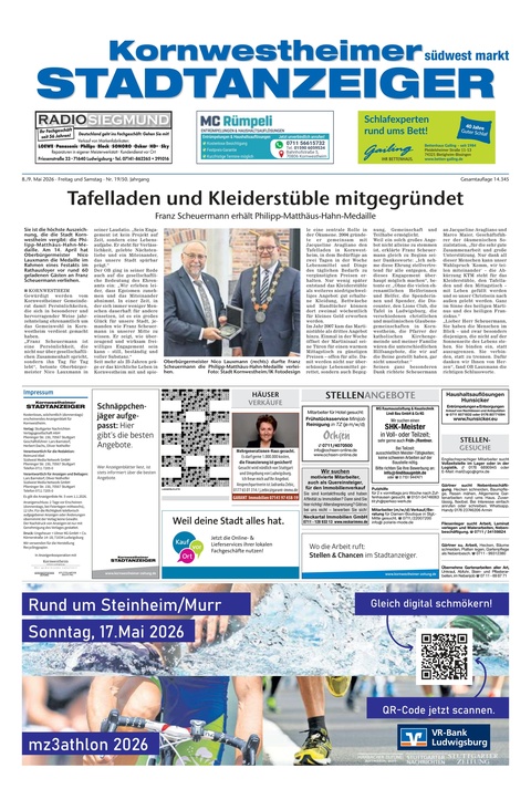 Kornwestheimer Stadtanzeiger 08.05.2026