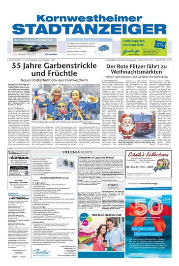 Kornwestheimer Stadtanzeiger 06.11.2025
