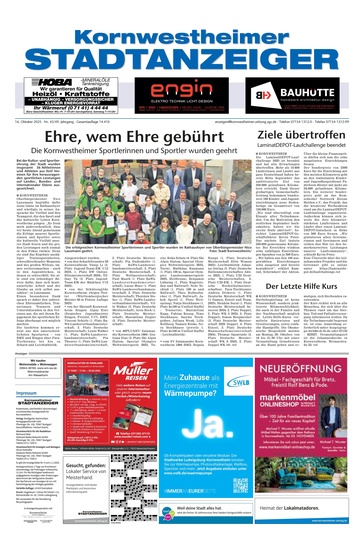 Kornwestheimer Stadtanzeiger 16.10.2025