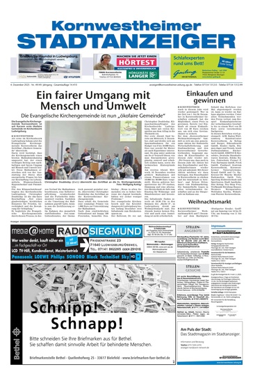 Kornwestheimer Stadtanzeiger 04.12.2025