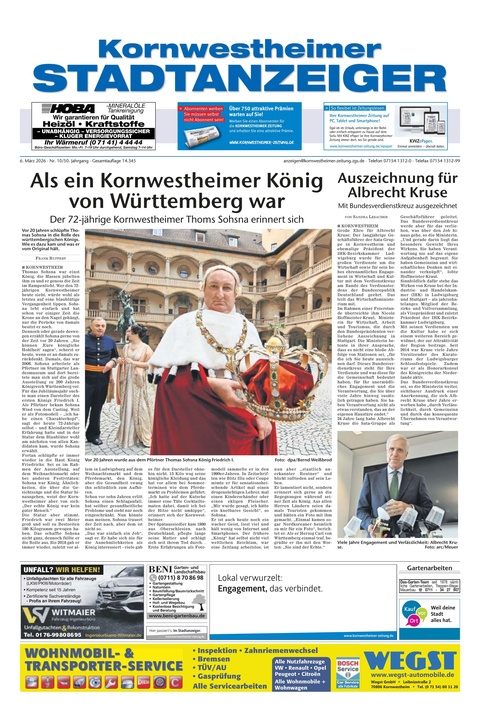 Kornwestheimer Stadtanzeiger 06.03.2026