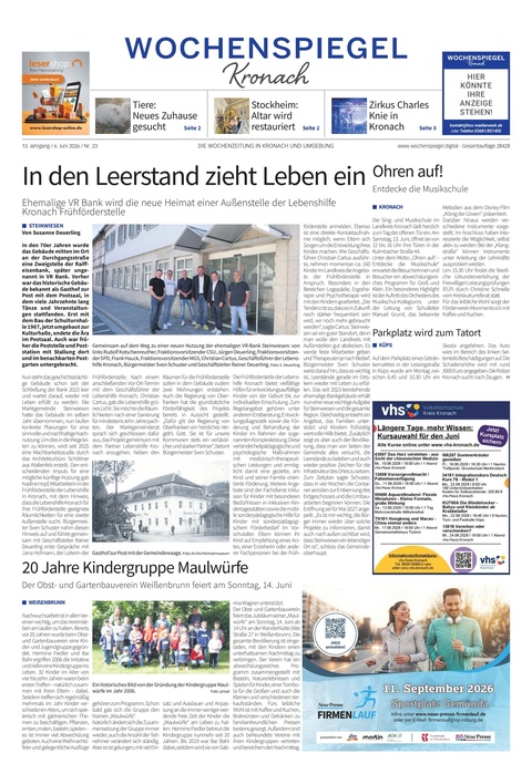 Wochenspiegel - Kronach