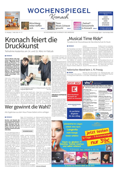 Wochenspiegel - Kronach