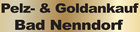Pelz- und Goldankauf Bad Nenndorf Logo