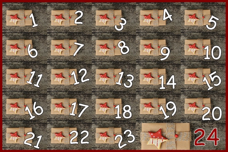 Adventskalender selber basteln